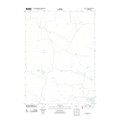 2011 Map of Harr Valley, 2011 Print