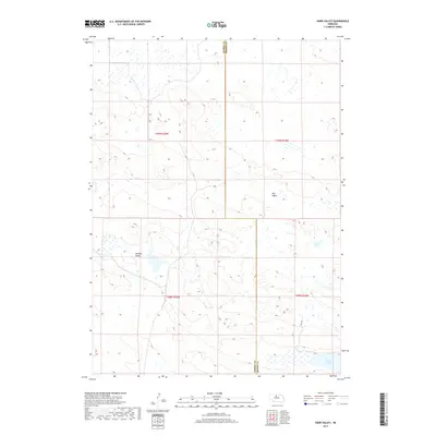 2017 Map of Harr Valley, 2017 Print