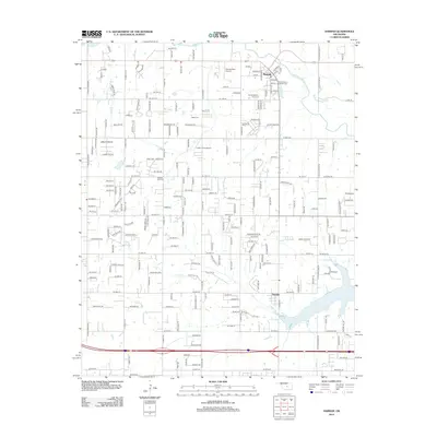 2012 Map of Harrah, 2012 Print