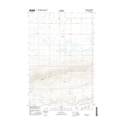 2017 Map of Harrah SE, 2017 Print