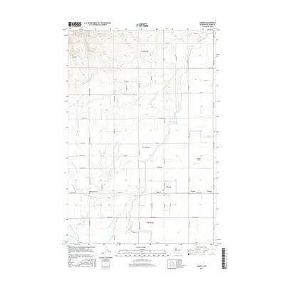 2017 Map of Harrah, 2017 Print