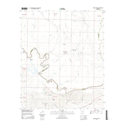 2014 Map of Harrell Brake, 2014 Print