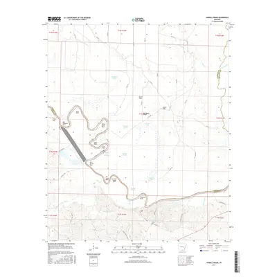 2017 Map of Harrell Brake, 2017 Print