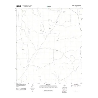 2010 Map of Harrell Canyon, 2010 Print