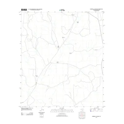 2012 Map of Harrell Canyon, 2012 Print