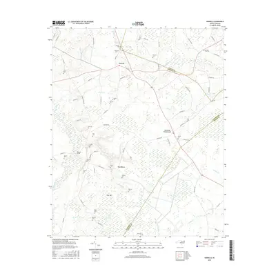 2016 Map of Harrells, 2016 Print