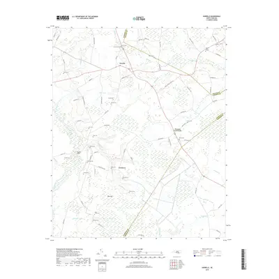2019 Map of Harrells, 2019 Print