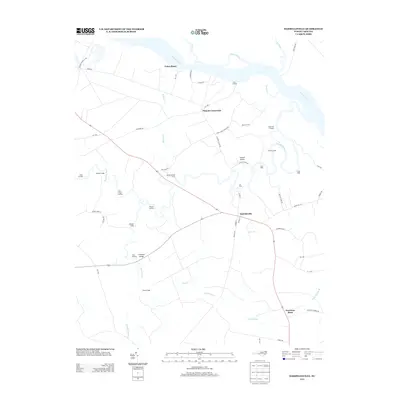2013 Map of Harrellsville, 2013 Print