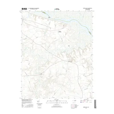 2016 Map of Harrellsville, 2016 Print