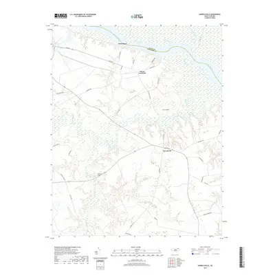 2019 Map of Harrellsville, 2019 Print