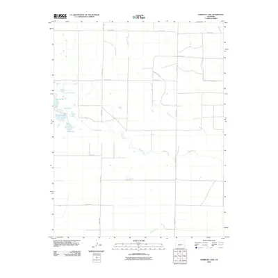2010 Map of Harrence Lake, 2010 Print