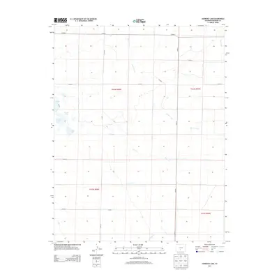 2013 Map of Harrence Lake, 2013 Print