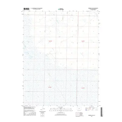 2016 Map of Harrence Lake, 2016 Print