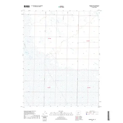 2019 Map of Harrence Lake, 2019 Print