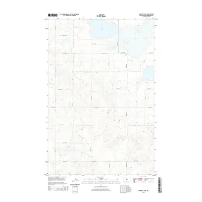 2014 Map of Harriet Lake, 2014 Print