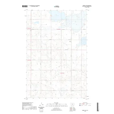 2020 Map of Harriet Lake, 2020 Print