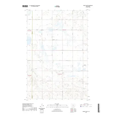 2020 Map of Harriet Lake SE, 2020 Print
