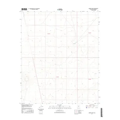2017 Map of Harriet Ranch, 2017 Print