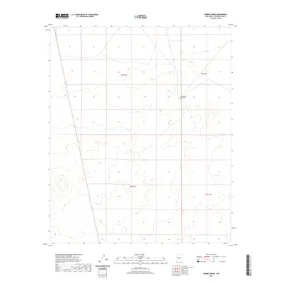 2020 Map of Harriet Ranch, 2020 Print