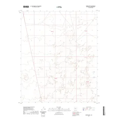 2023 Map of Harriet Ranch, 2023 Print