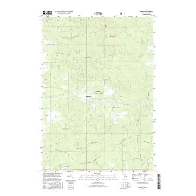 2017 Map of Harrietta, 2017 Print