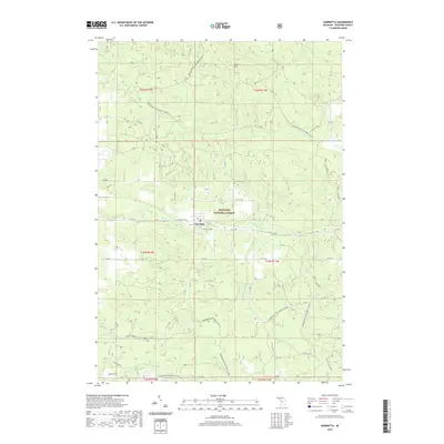 2019 Map of Harrietta, 2019 Print