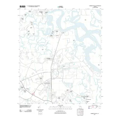 2011 Map of Harrietts Bluff, 2011 Print