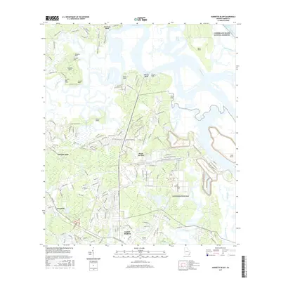 2017 Map of Harrietts Bluff, 2017 Print