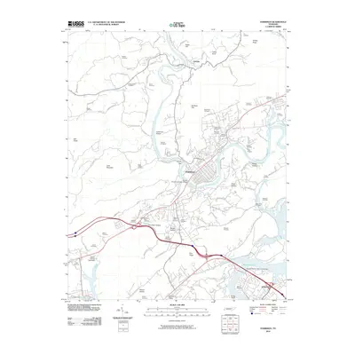 2010 Map of Harriman, 2010 Print