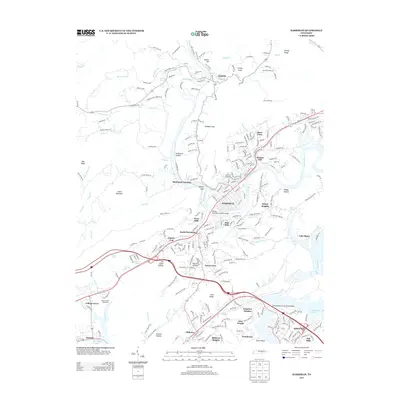 2013 Map of Harriman, 2013 Print