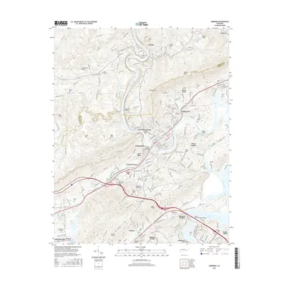 2016 Map of Harriman, 2016 Print