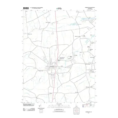 2011 Map of Harrington, 2011 Print