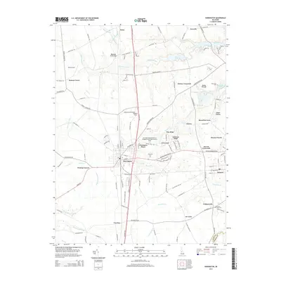 2014 Map of Harrington, 2014 Print