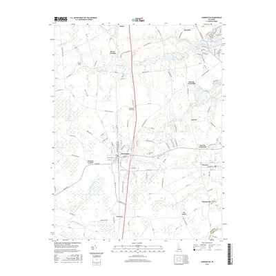 2016 Map of Harrington, 2016 Print