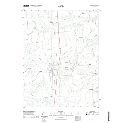 2019 Map of Harrington, 2019 Print