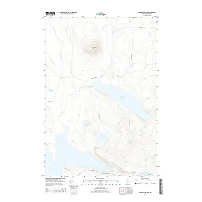 2014 Map of Harrington Lake, 2014 Print