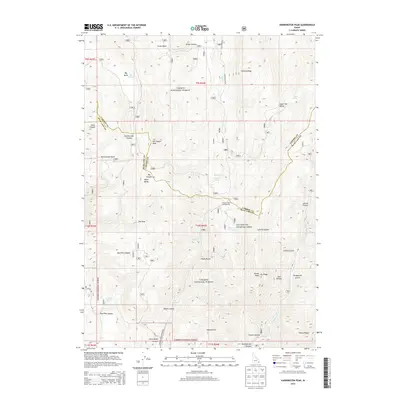 2013 Map of Harrington Peak, 2013 Print