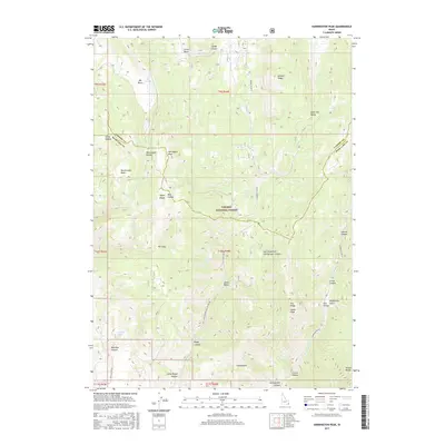 2017 Map of Harrington Peak, 2017 Print
