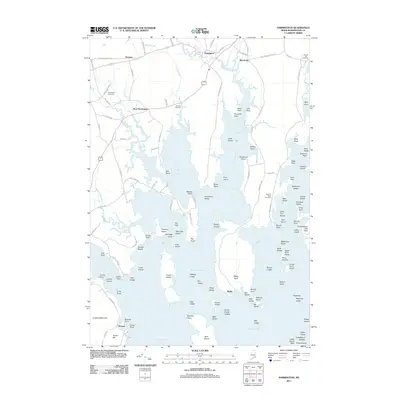 2011 Map of Harrington, 2011 Print