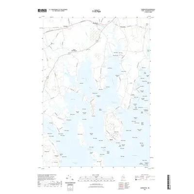 2021 Map of Harrington, 2021 Print
