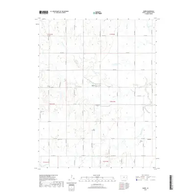 2018 Map of Harris, 2018 Print