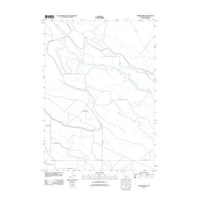 2012 Map of Harris Bridge, 2012 Print