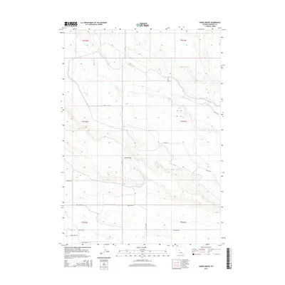 2015 Map of Harris Bridge, 2015 Print