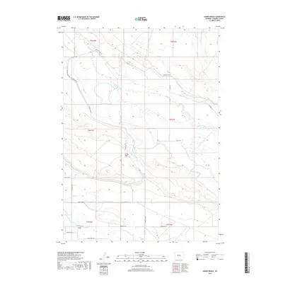2017 Map of Harris Bridge, 2017 Print