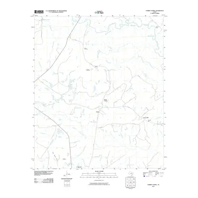 2010 Map of Harris Chapel, 2010 Print