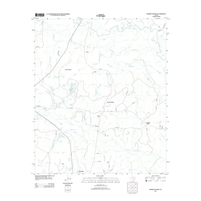 2013 Map of Harris Chapel, 2013 Print