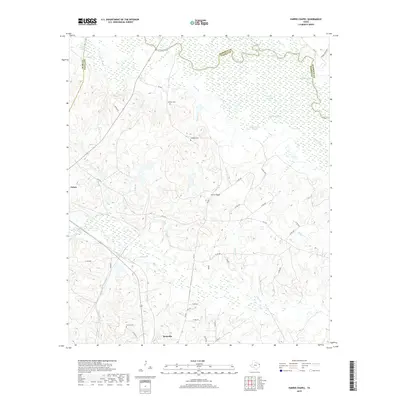 2019 Map of Harris Chapel, 2019 Print