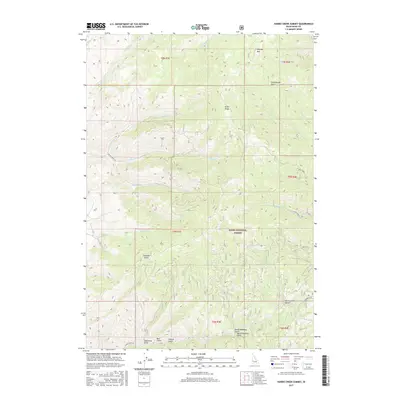 2017 Map of Harris Creek Summit, 2017 Print