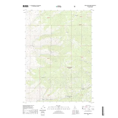 2020 Map of Harris Creek Summit, 2020 Print