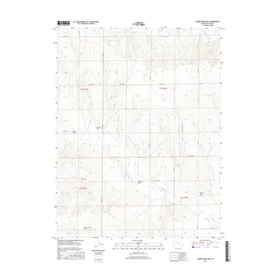 2015 Map of Harris Draw East, 2015 Print